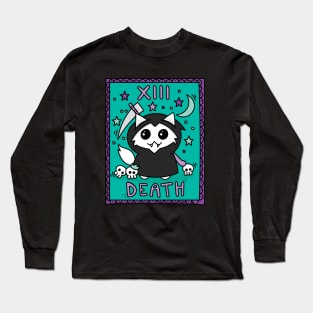 Tarot 13 Kitty Reaper Long Sleeve T-Shirt